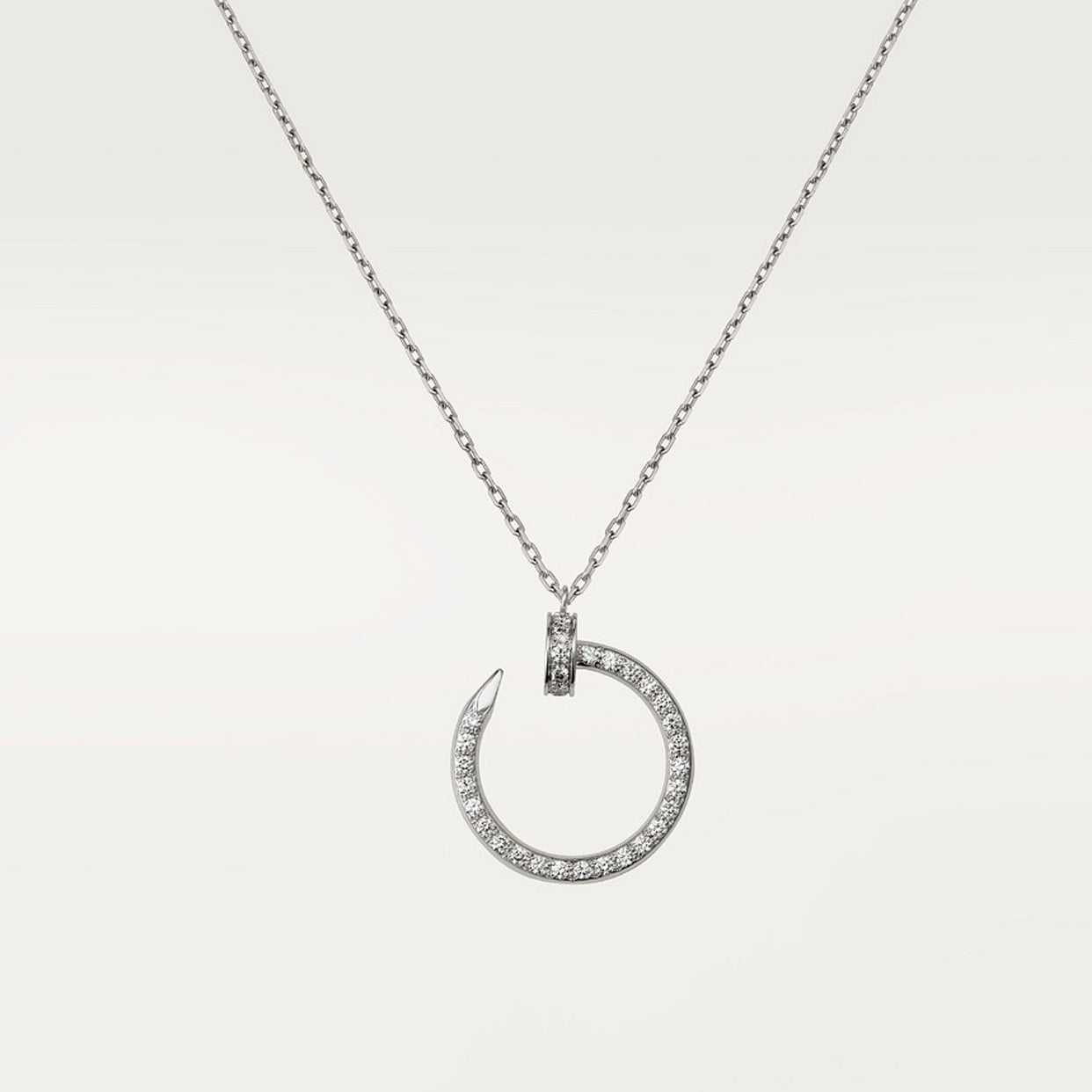 18K Juste Un Clou Full Diamonds Necklace