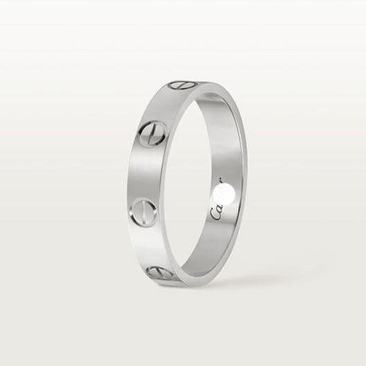 18K Love Wedding 4mm Ring