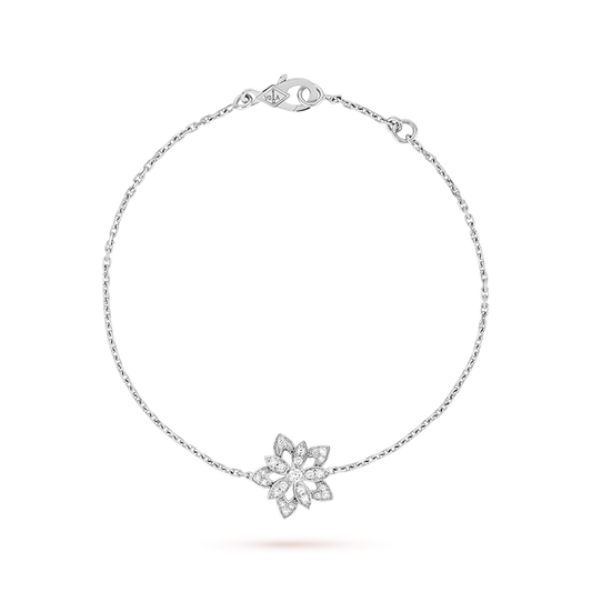 18K Lotus Openwork Bracelet