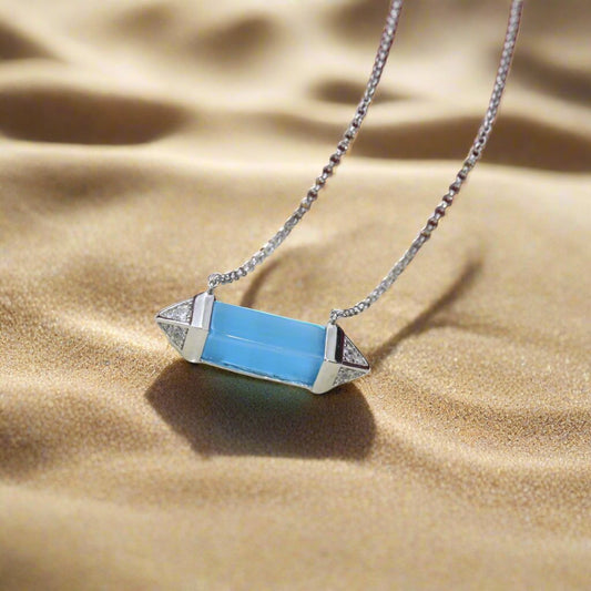 18K Les Berlingots De Blue Necklace