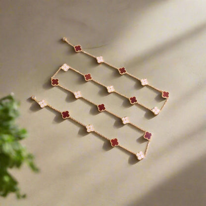 18K Vintage Alhambra 20 Motifs Long Necklace