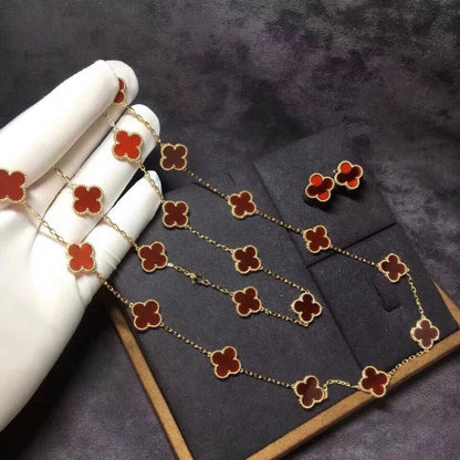 18K Vintage Alhambra 20 Motifs Long Necklace