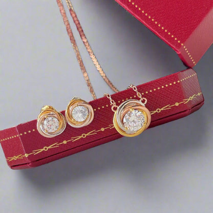 18K Trinity Earrings