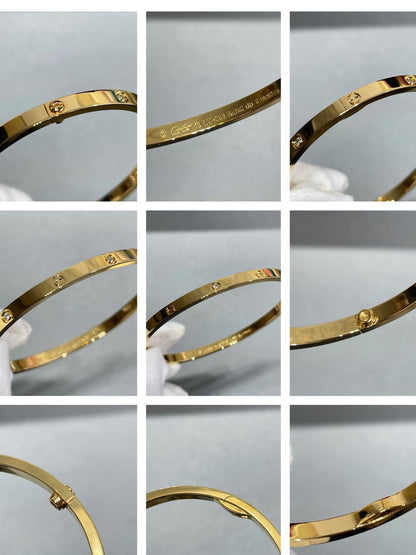 18K Love Six Diamonds Small Bracelet