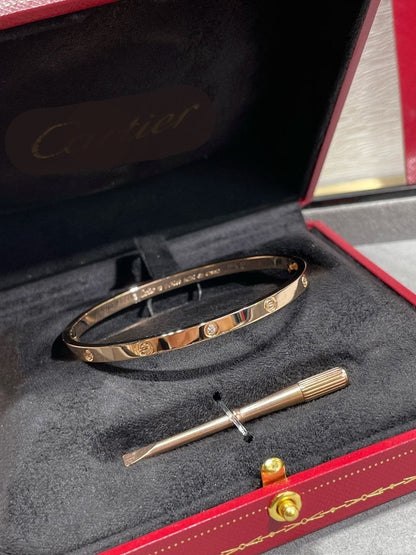 18K Love Ten Diamonds Small Bracelet